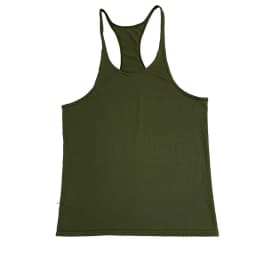 European American Summer New Casual Exercise Workout Training Vest Men's Solid Color plus Size I-Shaped Vest