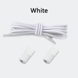 Round Elastic Shoe Laces No Tie Shoelaces Sneakers Shoelace Without Ties Metal Capsules Lock Shoes Accessories for Kids Adult