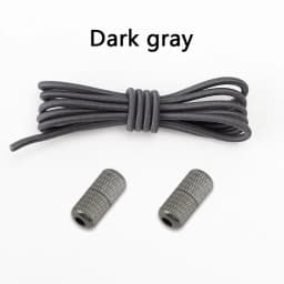 Round Elastic Shoe Laces No Tie Shoelaces Sneakers Shoelace Without Ties Metal Capsules Lock Shoes Accessories for Kids Adult