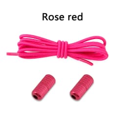 Round Elastic Shoe Laces No Tie Shoelaces Sneakers Shoelace Without Ties Metal Capsules Lock Shoes Accessories for Kids Adult