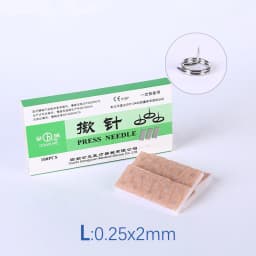 100Pcs/box Medical Ear Seed Acupuncture Pin Disposable Press Needle Pushpin Type Thumbtack Needle Embedding Intradermal Needling