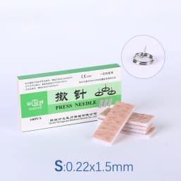 100Pcs/box Medical Ear Seed Acupuncture Pin Disposable Press Needle Pushpin Type Thumbtack Needle Embedding Intradermal Needling