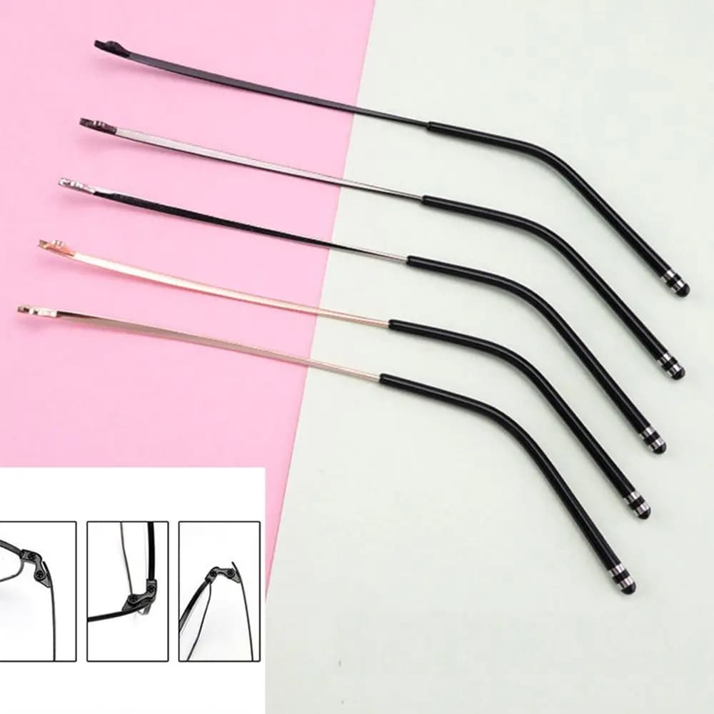 1 Pair Metal Glasses Temple Arm Eyeglasses Universal Replacement Frame Glasses Frame Repair Eyewear Accessories