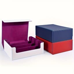 Trading Card Storage Box, Can Hold 1800+ Single Decks, Magnetic Closure PU Leather Card Box, Fits for TCG, Yugioh Cards