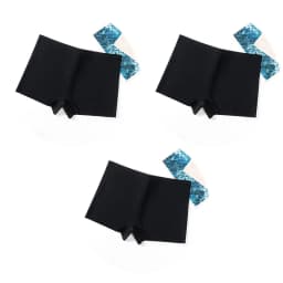 WarmSteps 3PCS/Set Women's Panties Seamless Female Boxers Breathable Silk Satin Underwear Comfort Lingerie Sport Woman Boyshorts