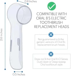 6/12Pc for Oral B Protective Cover for Braun Tooth Brush Heads Lid Stand Holder Electric Toothbrush Heads Keep Clean Travel Case