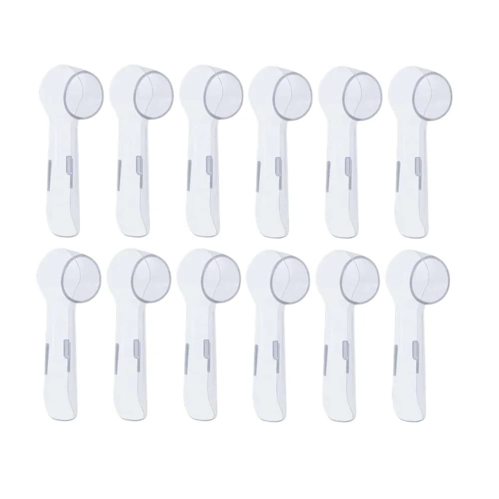 6/12Pc for Oral B Protective Cover for Braun Tooth Brush Heads Lid Stand Holder Electric Toothbrush Heads Keep Clean Travel Case