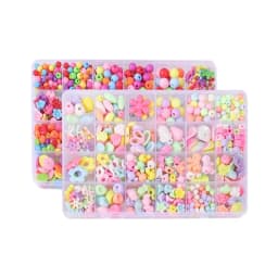 DIY Polymer Clay Beads Jewelry Making Kit for Girls Making Bracelet Necklace Jewelry Earrings Crafts Kit with Accessory