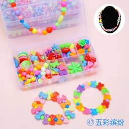 DIY Polymer Clay Beads Jewelry Making Kit for Girls Making Bracelet Necklace Jewelry Earrings Crafts Kit with Accessory