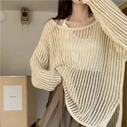 Y2K Hollow Out Crop Top Knitted Retro Long Sleeve T Shirt Women Summer Sun Protection Breathable Cardigans Patched Tee