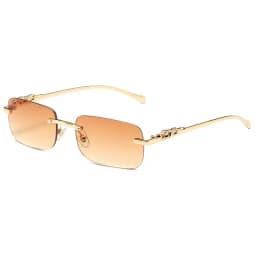 American Luxury Brand Women's Sunglasses Outdoor Leisure Beach Men's Sun Shades Leopard Head Ultra Light Frame Sun Glaases UV400