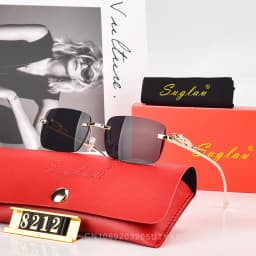 American Luxury Brand Women's Sunglasses Outdoor Leisure Beach Men's Sun Shades Leopard Head Ultra Light Frame Sun Glaases UV400