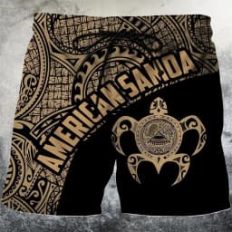 3D Printed Funny Sea Turtle Short Pants For Men Floral Leaf Plant Pattern Swim Trunks Casual Harajuku Street Hawaii Beach Shorts