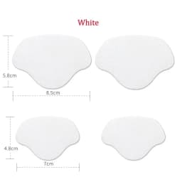4Pcs Sneaker Heel Repair Pad Adjustable Size Wear-resistant Footbed Invisible Heel Repair Pad Repair Shoe Hole Pad Back Sticker