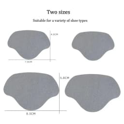 4Pcs Sneaker Heel Repair Pad Adjustable Size Wear-resistant Footbed Invisible Heel Repair Pad Repair Shoe Hole Pad Back Sticker