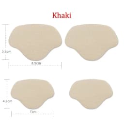 4Pcs Sneaker Heel Repair Pad Adjustable Size Wear-resistant Footbed Invisible Heel Repair Pad Repair Shoe Hole Pad Back Sticker