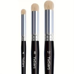 Paint Brush Set, Fine Detail Wood Handle Brushes for Miniature Art Painting, Acrylic, Watercolor - Micro Detailing & Drybrush
