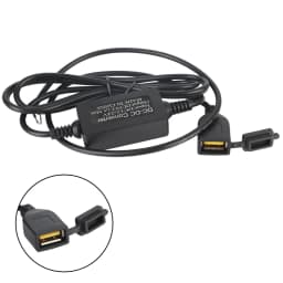 USB Port DC 5V Adapter USB Converter Motorbike Handlebar Charger Motorcycle USB Socket Power Supply Socket for Phone GPS