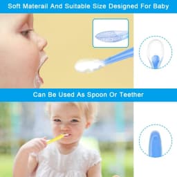 BPA Free Baby Silicone Spoons First Stage Infant Soft Spoons Baby Training Feeding Spoon Toddler Complementary Food Spoon
