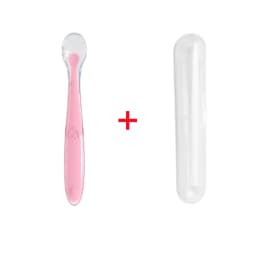 BPA Free Baby Silicone Spoons First Stage Infant Soft Spoons Baby Training Feeding Spoon Toddler Complementary Food Spoon