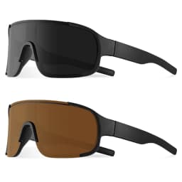 CRIXALIS Oversized Mirror Sunglasses Men Women Outdoor Hiking Sun Glasses Trendy Skiing Sports Goggle Shades Male UV Protection
