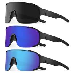 CRIXALIS Oversized Mirror Sunglasses Men Women Outdoor Hiking Sun Glasses Trendy Skiing Sports Goggle Shades Male UV Protection
