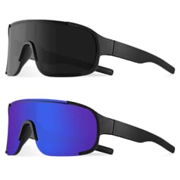 CRIXALIS Oversized Mirror Sunglasses Men Women Outdoor Hiking Sun Glasses Trendy Skiing Sports Goggle Shades Male UV Protection