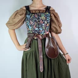 3 Pack Medieval Female Warrior Style Renaissance Sword Sheath Vintage Waist Bag Viking Fanny Pack Halloween Cosplay Decoration