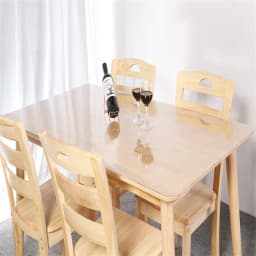 1.5mm Thick Clear PVC Tablecloth, Heat-Resistant Waterproof Oil-Proof Dining Mat for Kitchen Table, Multiple Sizes