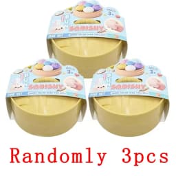 Colorful Dumpling Squishes Stress Balls Fidget Sensory Toys Simulation Food Squishies Bun with Steamer Squeeze Dough Ball Gifts