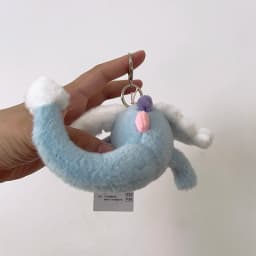 Sky Dragon Pendant Marshmallow Plush Keychain Cherry Plush Keychain Golf Series Plush Toy Backpack Charm Halloween Gift