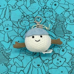 Sky Dragon Pendant Marshmallow Plush Keychain Cherry Plush Keychain Golf Series Plush Toy Backpack Charm Halloween Gift