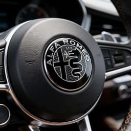1Pcs for Alfa Romeo Quadrifoglio Wheel Center Stickers | 40/50/56/60mm Hub Caps | Giulia Steering Wheel Decor Badge