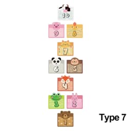 Home Nursery Kindergarten Decoration Number Grids Hopscotch Game Floor Stickers Parent-child Gift