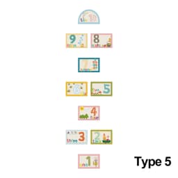 Home Nursery Kindergarten Decoration Number Grids Hopscotch Game Floor Stickers Parent-child Gift