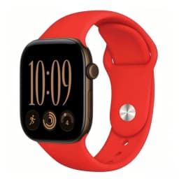 Straps For Apple Watch Bands 44mm 40mm 45mm 41mm 49mm 46mm 42mm Correa Silicone Bracelet iwatch Series 12 11 10 8 SE 9 Ultra 3 4