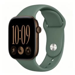 Straps For Apple Watch Bands 44mm 40mm 45mm 41mm 49mm 46mm 42mm Correa Silicone Bracelet iwatch Series 12 11 10 8 SE 9 Ultra 3 4