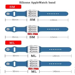 Straps For Apple Watch Bands 44mm 40mm 45mm 41mm 49mm 46mm 42mm Correa Silicone Bracelet iwatch Series 12 11 10 8 SE 9 Ultra 3 4