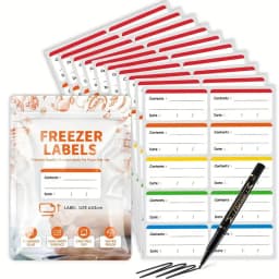 100/400 Pieces Colorful Refrigerator Labels Food Storage Labels Stickers for Food Containers