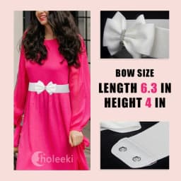 Women's Elastic Bow Belt Wide Rhinestone Stretch Belts Ladies Waist Accessories for Dress Jeans