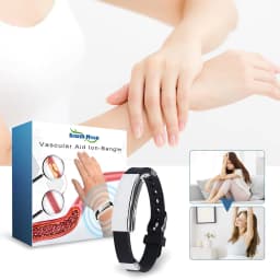 Power Ionics Bracelet Promote Blood Circulation Improve Dizziness Discomfort Relieve Fatigue Stress Pain Help Sleeping Wristband
