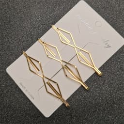 Simple Geometric Hairpins for Women Barrettes Headwears Girls BB Clips Headdress Barrettes Korean Hair Styling Accessories Gifts