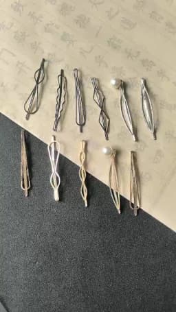 Simple Geometric Hairpins for Women Barrettes Headwears Girls BB Clips Headdress Barrettes Korean Hair Styling Accessories Gifts