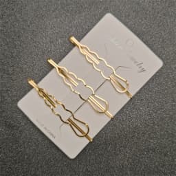 Simple Geometric Hairpins for Women Barrettes Headwears Girls BB Clips Headdress Barrettes Korean Hair Styling Accessories Gifts
