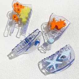 Creative Transparent Fruits Fish Starfish Whale Hair Clip Claw For Women Girls New Geometric Hairpin Hair Accessories Tool