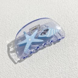Creative Transparent Fruits Fish Starfish Whale Hair Clip Claw For Women Girls New Geometric Hairpin Hair Accessories Tool