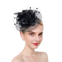 Wedding Fascinator Hats Stylish Hair Accessories Flower Pearl Headband Charming Fascinators Top Hat Women Girls