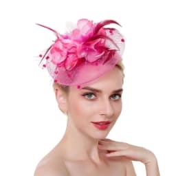 Wedding Fascinator Hats Stylish Hair Accessories Flower Pearl Headband Charming Fascinators Top Hat Women Girls