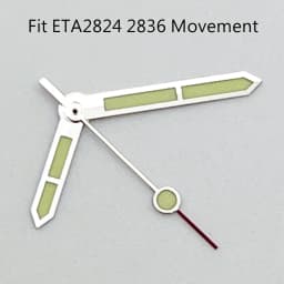 NH35 Hands Silver Watch Hands Fit NH35 NH36 PT5000 ETA2836 2824 DG2813 3804 Miyota8215 8205 821A Movement Watch Accessories