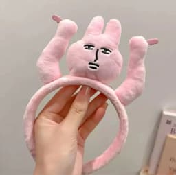 Recruiting Peach Blossoms~Cute Plush Flower Hair Hoop Female Cartoon Sweet Hair Hairpin Wash Anti slip Headband Hair Accessories